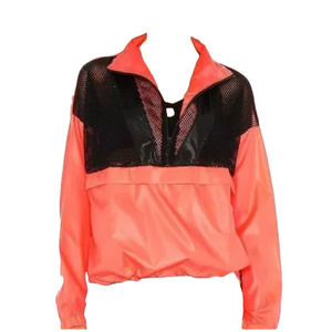 $216 Koral NEW Kappa Groove Zephyr Cropped Anorak Womens M 1/4 Zip Pullov Jacket